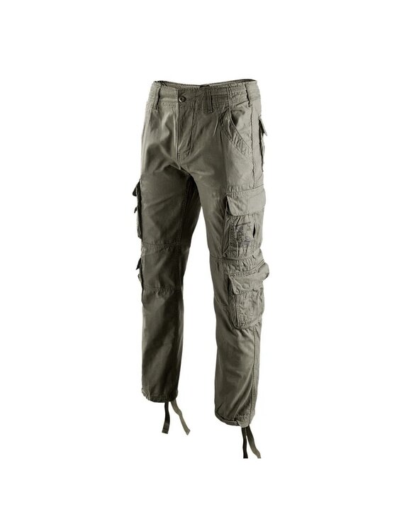 Brandit Brandit Spodnie cargo 1016.1.XXL Zielony Slim Fit