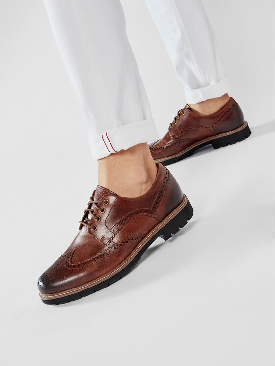 Clarks Clarks Nizki čevlji Batcombe Wing 261271917 Rjava