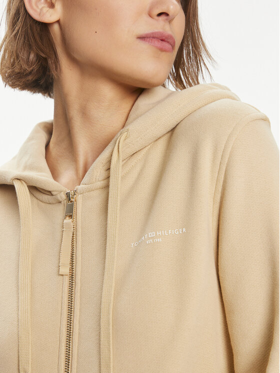 Tommy Hilfiger Tommy Hilfiger Суитшърт 1985 WW0WW39189 Бежов Regular Fit