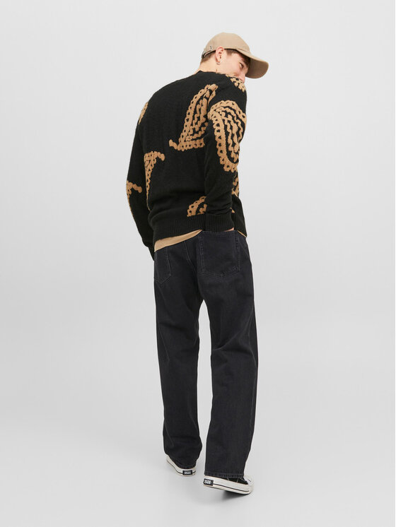 Jack&Jones Jack&Jones Τζιν Alex 12236089 Μαύρο Baggy Fit