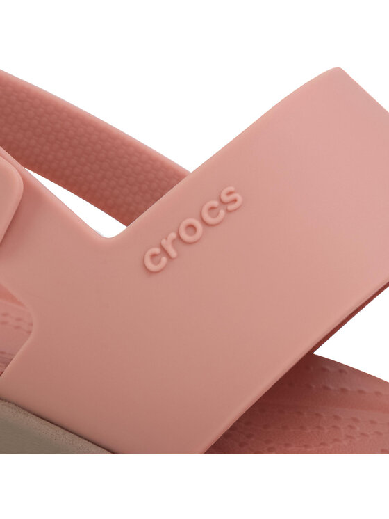 Crocs Crocs Sandales Brooklyn Low Wedge W 206453 Rozā