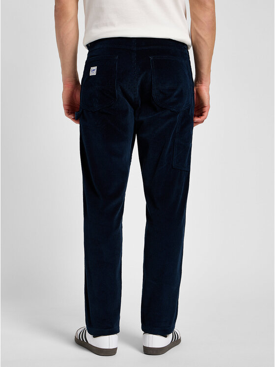 Lee Lee Spodnie materiałowe CARPENTER Niebieski Loose Fit