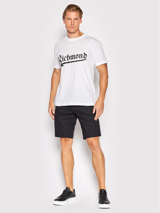 John Richmond John Richmond T-Shirt RMA22091TS Biały Regular Fit