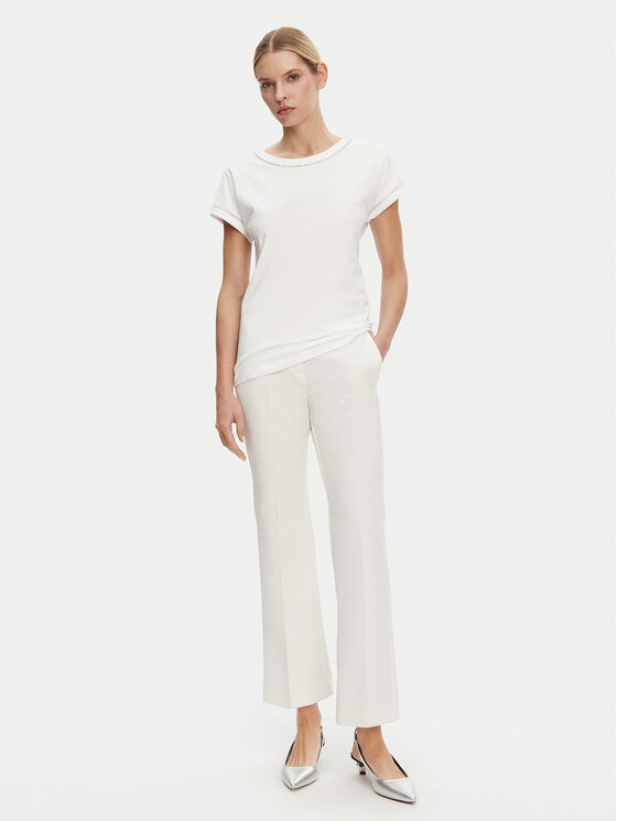 Luisa Spagnoli Luisa Spagnoli T-shirt Brescello 542123 Bijela Regular Fit