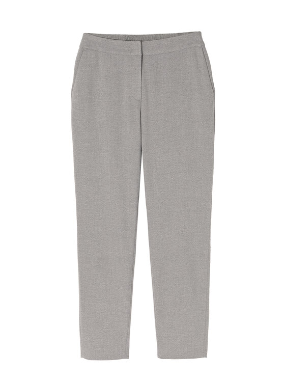TATUUM TATUUM Bavlnené nohavice OLIA Sivá Skinny Fit