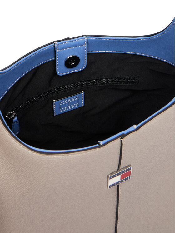Tommy Jeans Tommy Jeans Handtasche Tjw City Bucket AW0AW19062 Hellbeige
