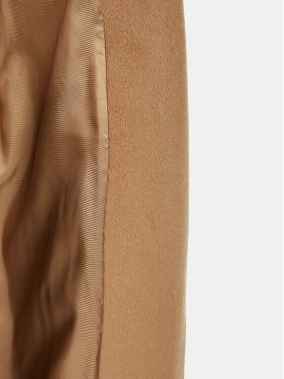 Weekend Max Mara Weekend Max Mara Płaszcz wełniany Tempera 2625016072 Brązowy jasny Regular Fit