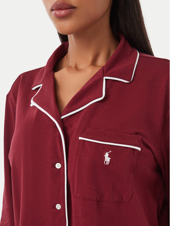 Polo Ralph Lauren Polo Ralph Lauren Pijama 4P0229 Vișiniu Relaxed Fit