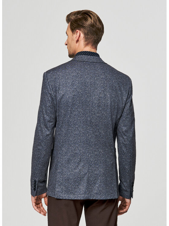Pako Lorente Pako Lorente Marynarka P26SF-3X-003 Granatowy Slim Fit