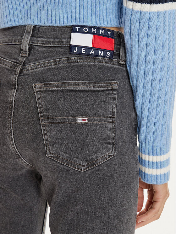Tommy Jeans Tommy Jeans Traperice Sylvia DW0DW19531 Siva Skinny Fit