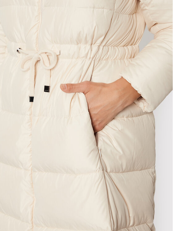 Peserico Peserico Geacă din puf S24430 Bej Regular Fit