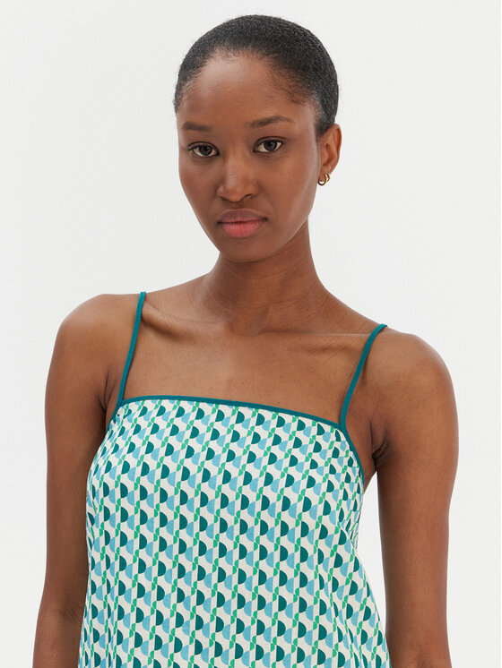 Seafolly Seafolly Sommerkleid Sorrento 55657-DR Grün Regular Fit