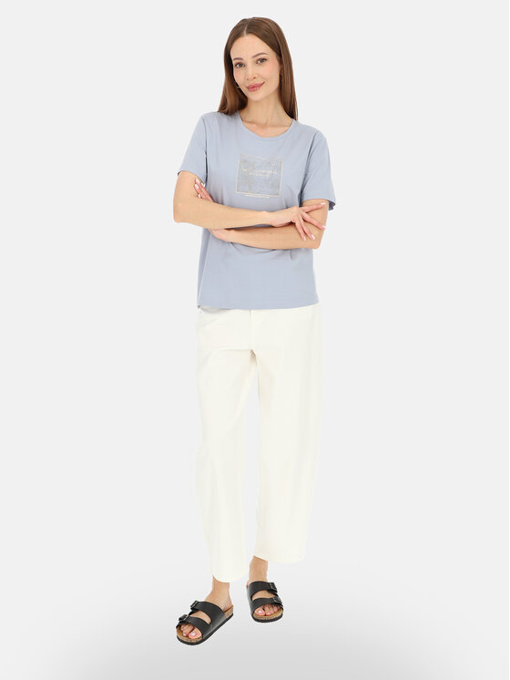 L’AF L’AF T-Shirt Nika Niebieski jasny Regular Fit