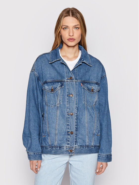 Levi's® Levi's® Jeansová bunda 90'S Trucker A3472-0003 Modrá Relaxed Fit