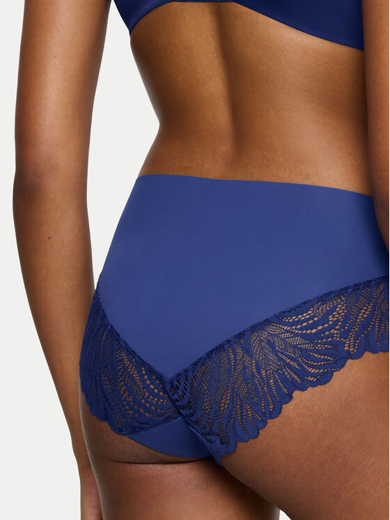 Triumph Triumph Klasične spodnje hlačke z visokim pasom Pretty 10222227 Modra