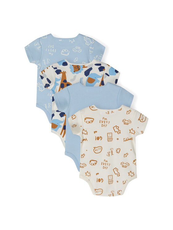 MINOTI MINOTI Body 24babypack2 Błękitny Regular Fit