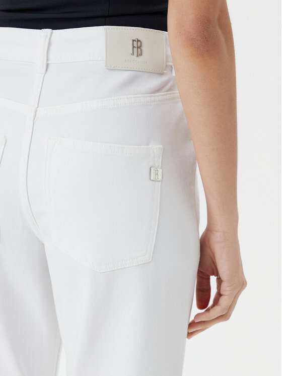 Fracomina Fracomina Jeans FP25SVD005W77001 Bianco Carrot Fit