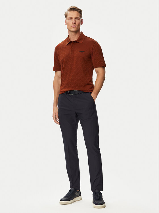 BOSS BOSS Polokošile C-Prout 180_AM 50565174 Hnědá Regular Fit