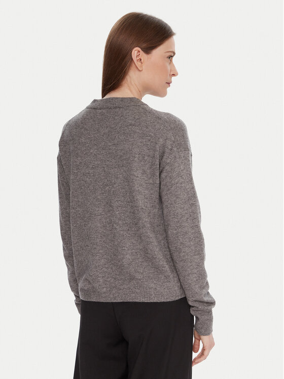 United Colors Of Benetton United Colors Of Benetton Sveter 102HD4032 Sivá Relaxed Fit