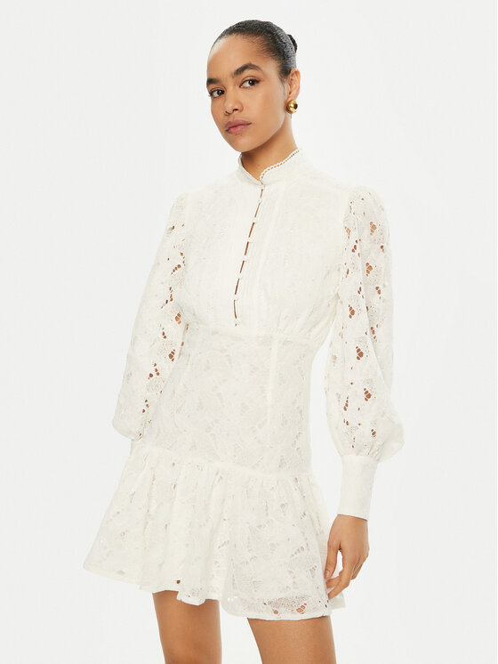 BARDOT BARDOT Rochie cocktail 58421DB Écru Regular Fit