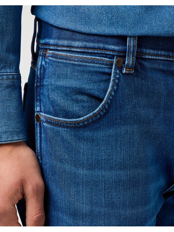 Wrangler Wrangler Jeansy Greensboro 112364419 Niebieski Straight Leg