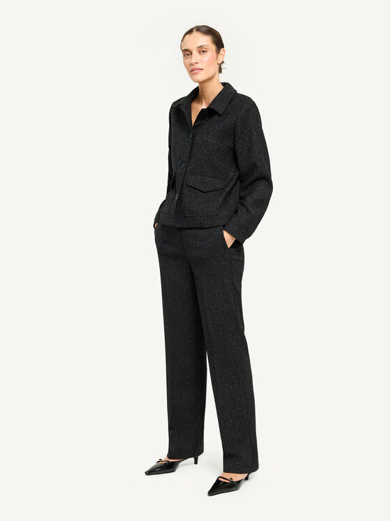 KMX KMX Marynarka 108120007 Czarny Fitted Fit