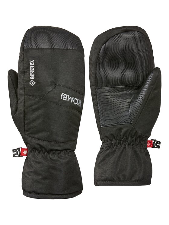 Rękawice narciarskie Kombi, Czarne, Shadowy GORE-TEX Junior
