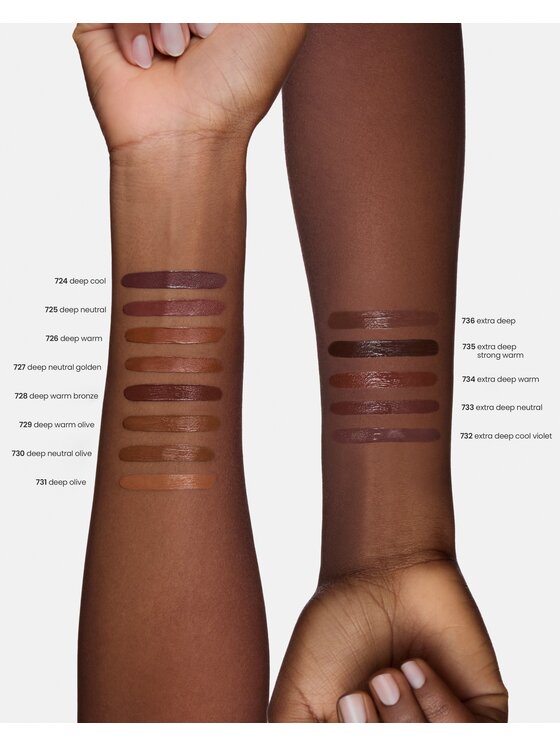 INGLOT INGLOT i korektor 2w1 Long-Lasting Velvet Podkład 732 Extra Deep Cool Violet