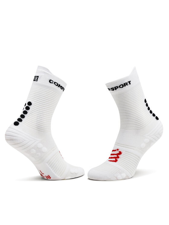 Compressport Compressport Κάλτσες Ψηλές Unisex Pro Racing V4.0 Run High XU00046B Λευκό