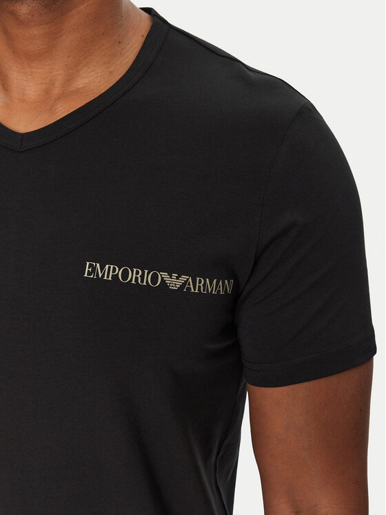 Emporio Armani Underwear Emporio Armani Underwear Set t-shirt majica﻿ EM000392 AF10779 MC108 Crna Regular Fit