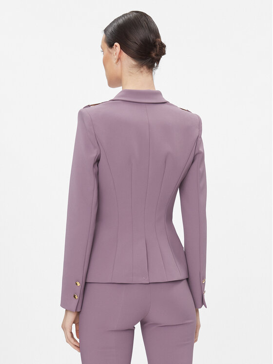 Elisabetta Franchi Elisabetta Franchi Zakó GI-061-36E3-V600 Lila Slim Fit