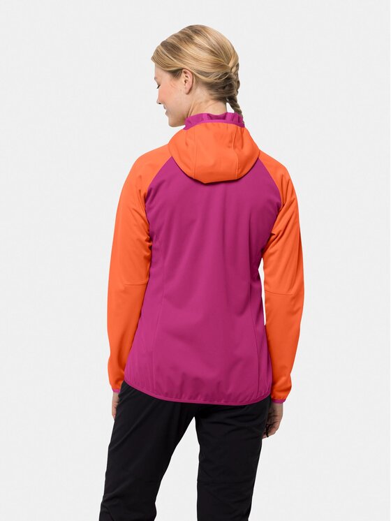Jack Wolfskin Jack Wolfskin Striukė softshell Go Hike Softshell 1306862 Rožinė Regular Fit