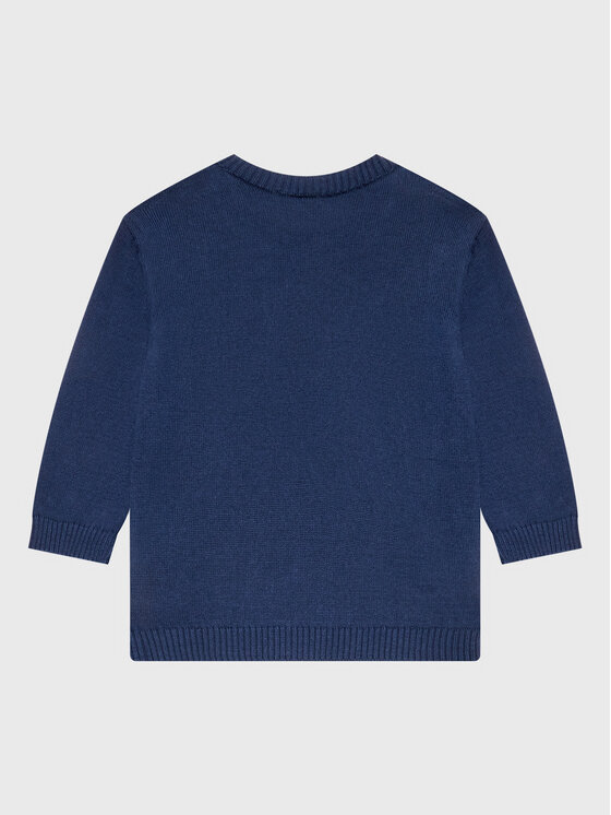 United Colors Of Benetton United Colors Of Benetton Džemperis 112CB1009 Tumši zils Regular Fit