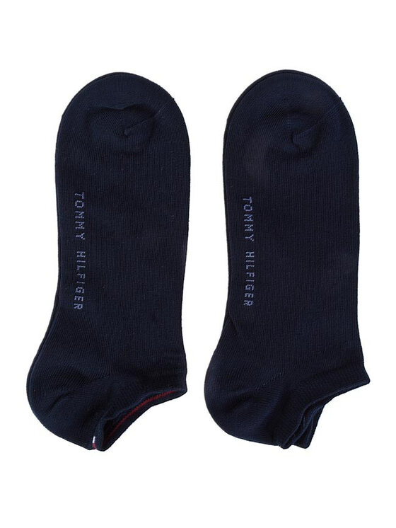 Tommy Hilfiger Tommy Hilfiger 2er-Set niedrige Unisex-Socken 342023001 Dunkelblau