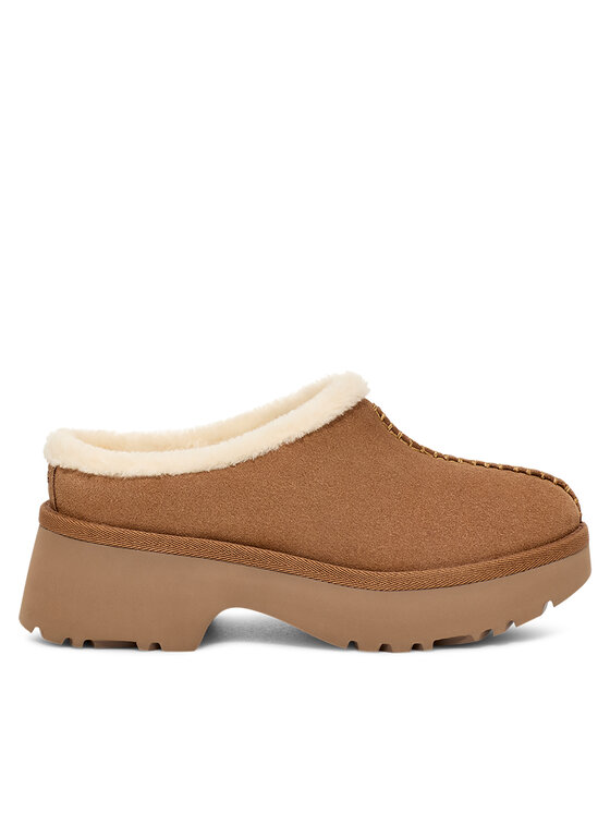 Ugg Şlapi W New Heights Cozy Clog 1162510 Maro | Modivo.ro