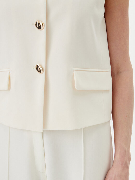 Herskind Herskind Vestă elegantă 5533519(G) Alb Regular Fit
