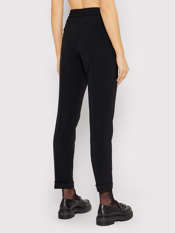 BOSS Boss Kalhoty z materiálu Tarlyana9 50427841 Černá Regular Fit