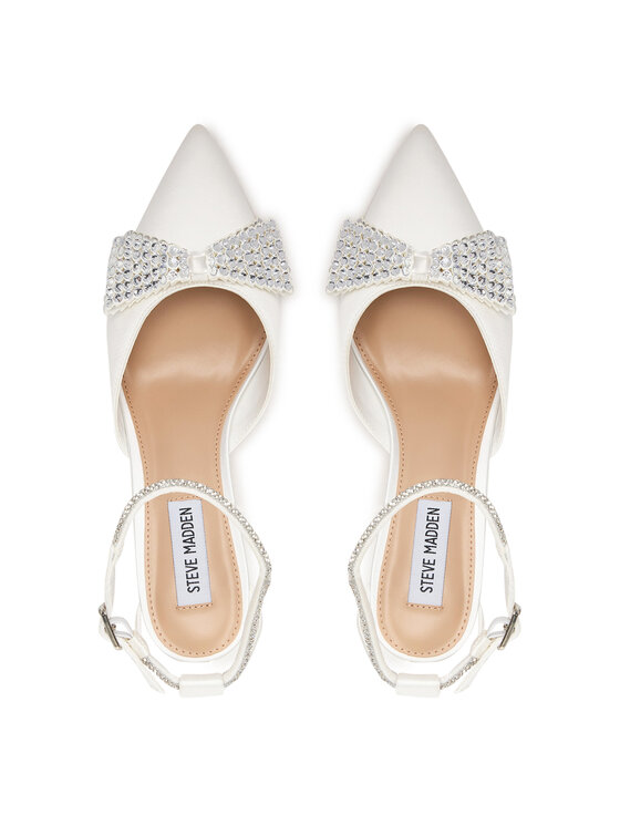 Steve Madden Steve Madden Čevlji z visoko peto Last Dance 11005297 Bela