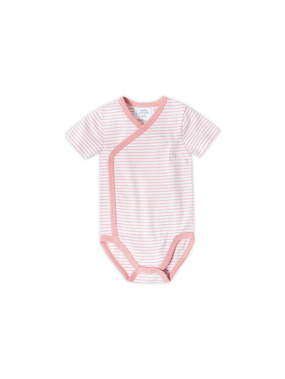 Stellou & friends Stellou & friends Komplet body dziecięcych Short Sleeve CROSS-BODY Różowy