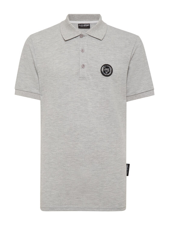 Plein Sport Plein Sport Polo 815 Szary Slim Fit