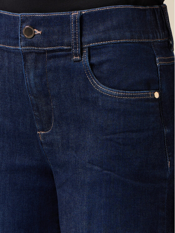 Oltre Oltre Jeansy P521R208902N034 Niebieski Baggy Fit