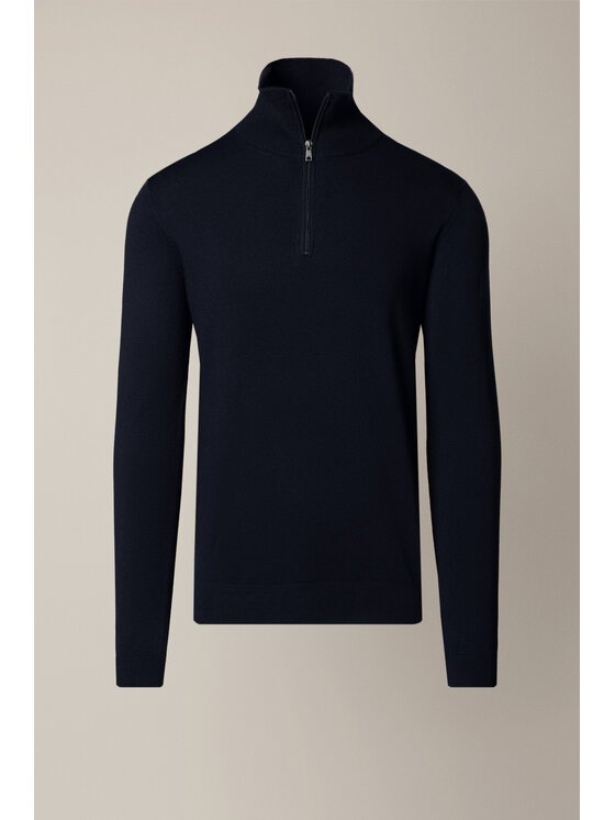 Lancerto Lancerto Sweter Lucan SW073225000075 Granatowy Regular Fit