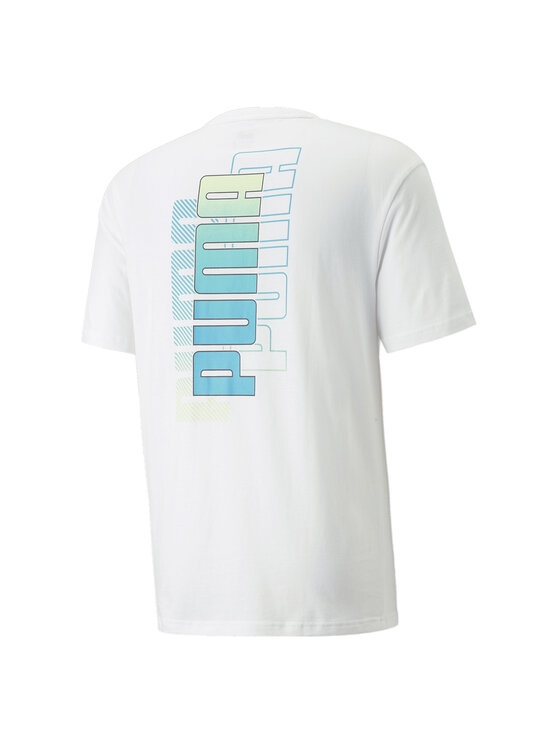 Puma Puma T-Shirt 671582 Biały Regular Fit