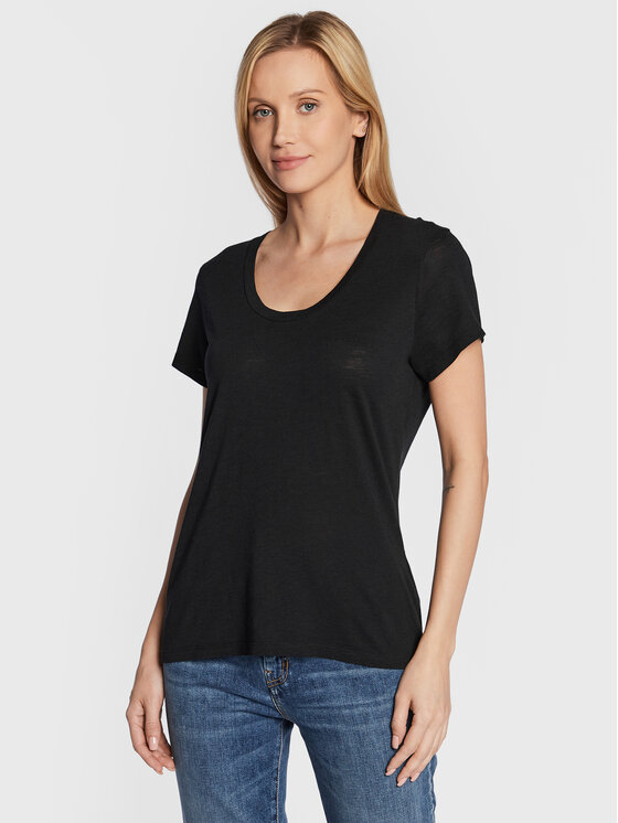 American Vintage American Vintage Футболка Jacksonville JAC48H22 Чорний Regular Fit