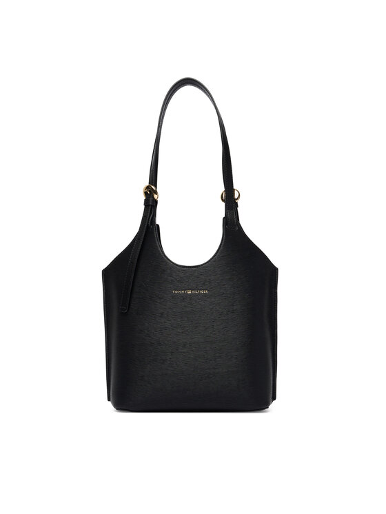 Tommy Hilfiger Tommy Hilfiger Geantă Th Modern Mini Tote AW0AW18617 Negru