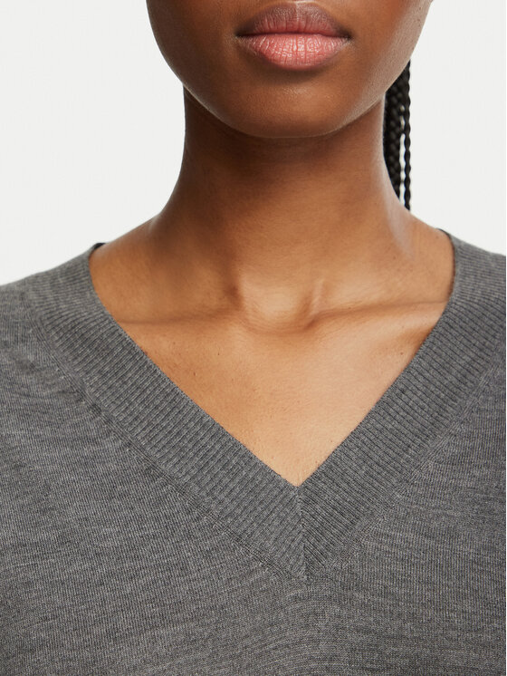 Weekend Max Mara Weekend Max Mara Sweter Fiocchi 2625366062 Szary Regular Fit