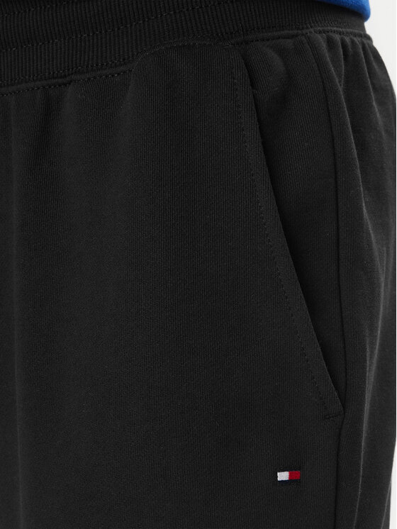Tommy Hilfiger Tommy Hilfiger Spodnie dresowe Essential MW0MW37236 Czarny Regular Fit