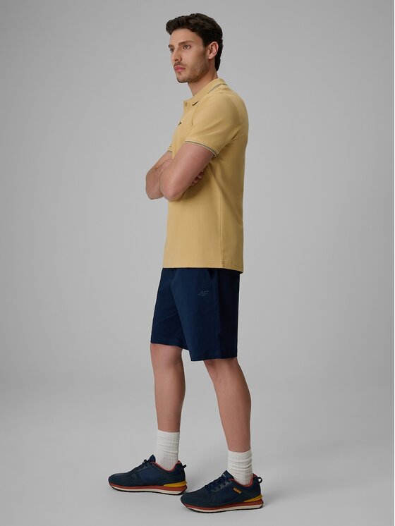 4F 4F Σορτς υφασμάτινο 4FRSS26TSHOM0929-31S Σκούρο μπλε Regular Fit