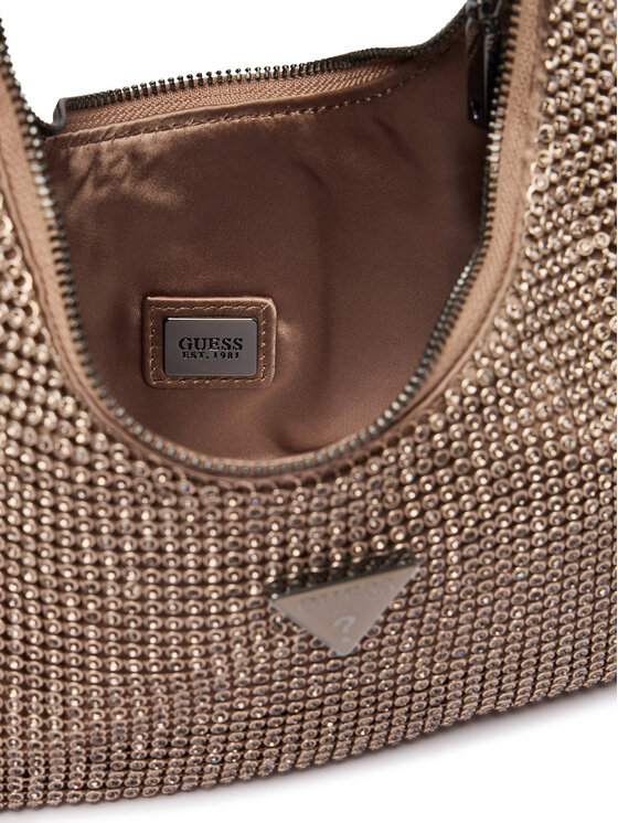 Guess Guess Дамска чанта Jewels HWEG22 48720 Тъмнобежов