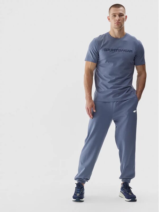 4F 4F Pantaloni da tuta 4FWAW24TTROM1263-32S Blu scuro Regular Fit